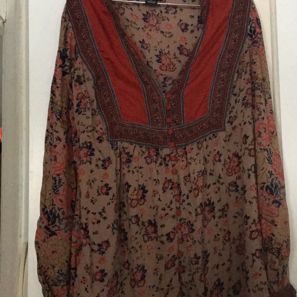 Lucky Brand peasant-style top